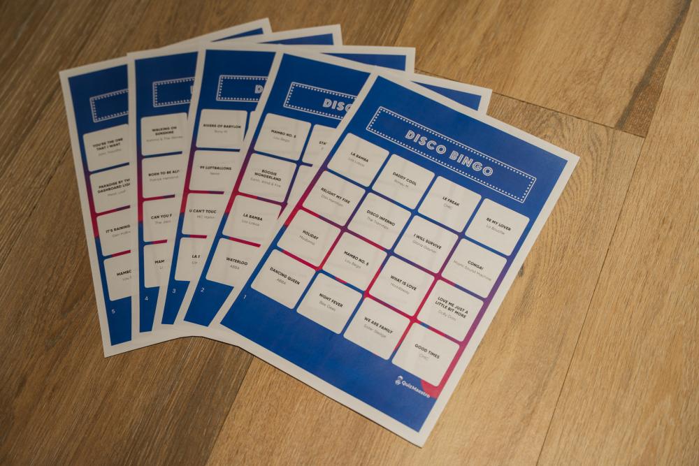 Cartes de Bingo musical